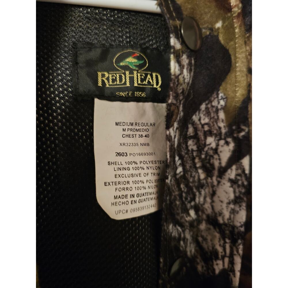 RedHead Jacket Men's Medium Camo Brown Hunting Outdoor Waterproof Windproof Gear - Picture 2 of 3